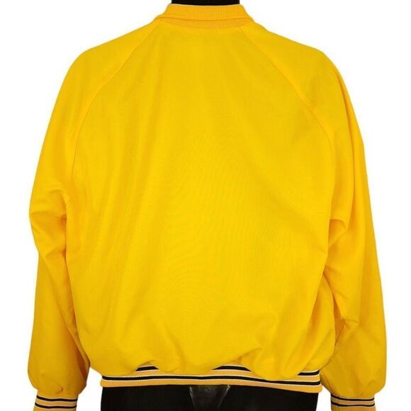 Satin Bomber Jacket Vintage 80s Dick Made In USA Mens Size Large - Picture 3 of 6